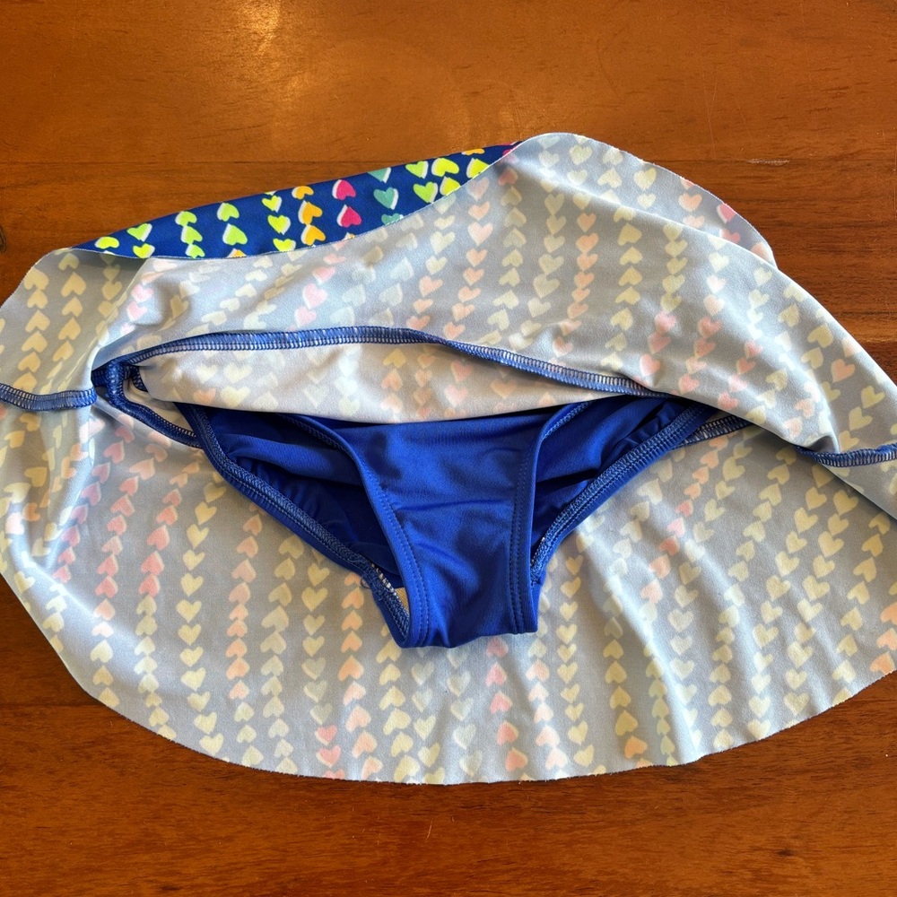 Lands' End Multicolor Heart Tankini Set - Picture 3 of 12